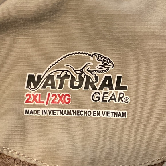 Fishing Jacket - Natural Gear Long Sleeve - 2XL - Picture 8 of 10